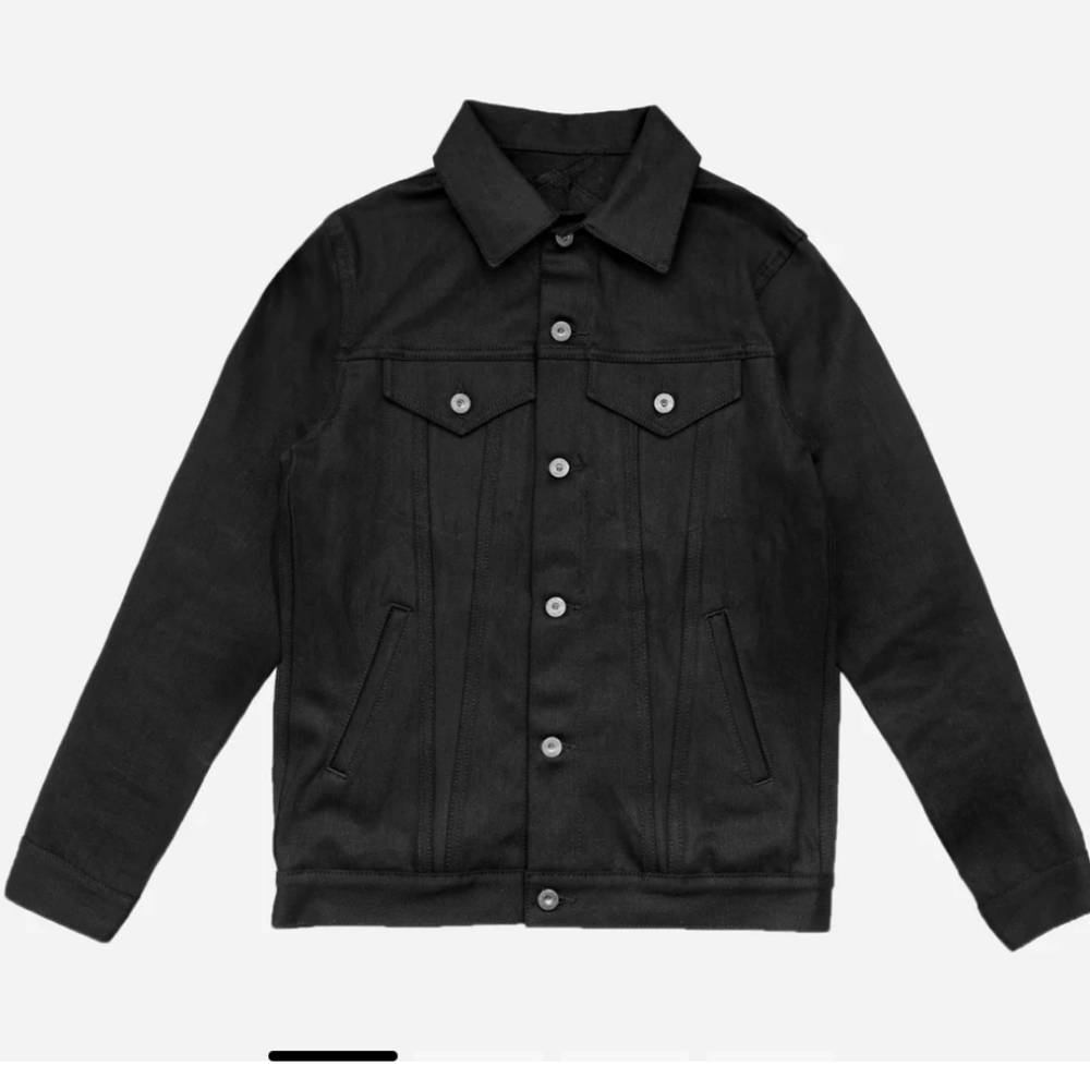 Type 3s Denim Jacket Double Black